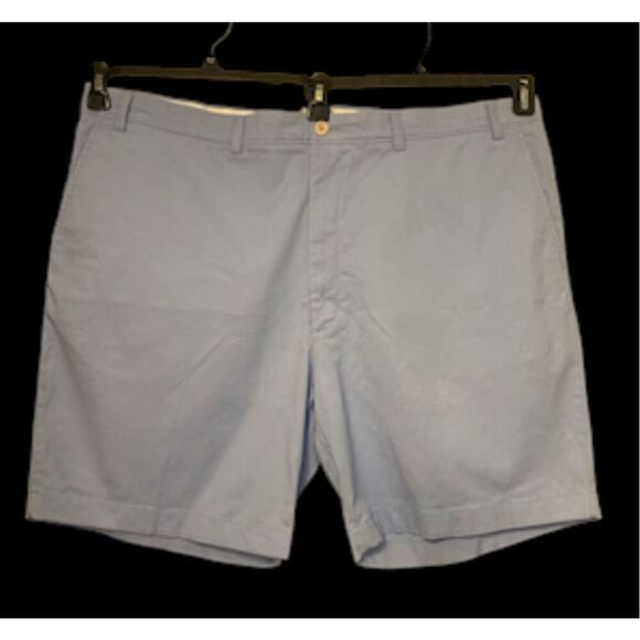 Roundtree & Yorke Men’s Classic Shorts Sx 48 Lt. Blue Cotton/Spandex Blend - Picture 2 of 8